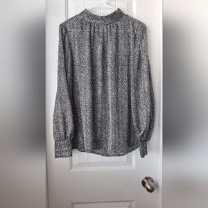 Elegant Black and White Women's Top